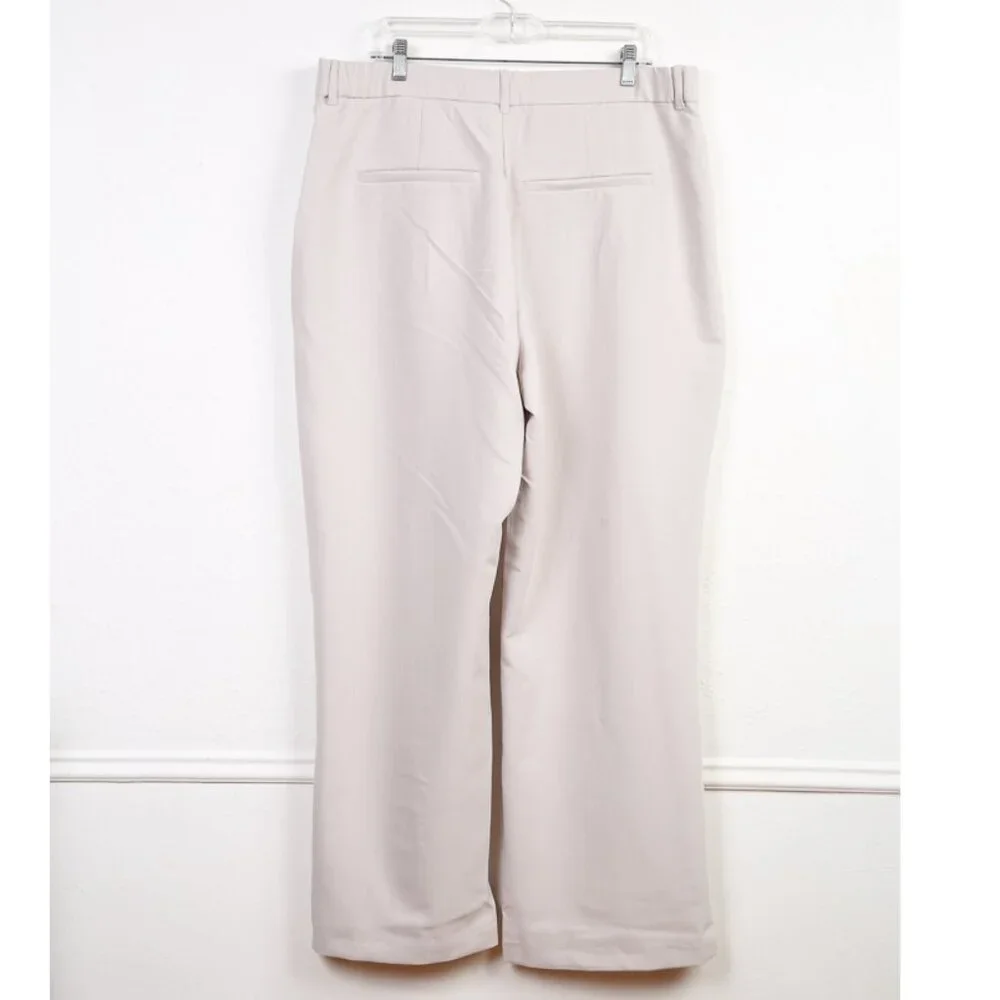 ABERCROMBIE & FITCH Curve Love Sloane Tailored Wide-Leg Ultra High-Waist…